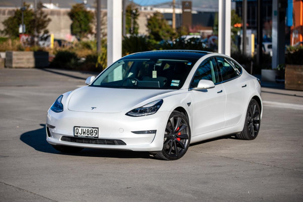 Tesla Model 3 Performance wedding car